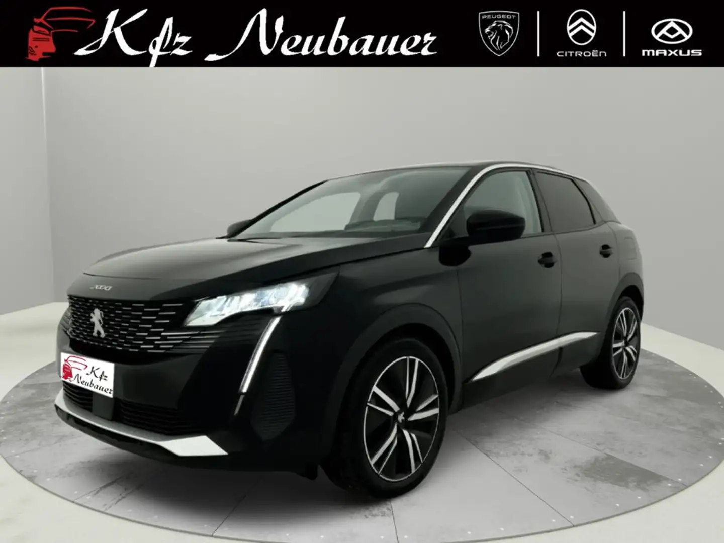 Peugeot 3008 Hybrid 180 Allure Schwarz - 1