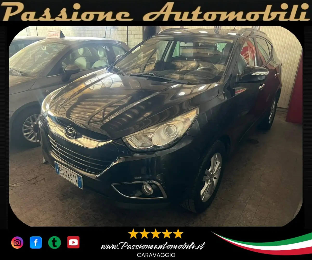 Hyundai iX35 1.7 CRDi 2WD Style + UNICOPROPRIETARIO Nero - 1