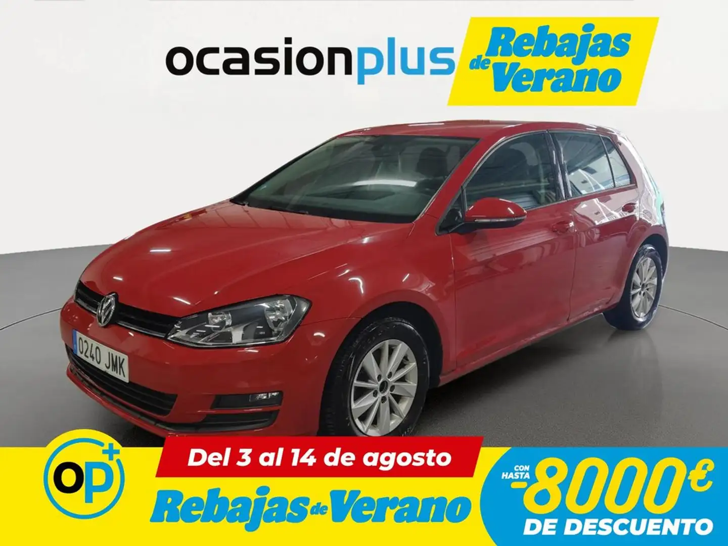 Volkswagen Golf 1.6TDI CR BMT Business 110 Rojo - 1