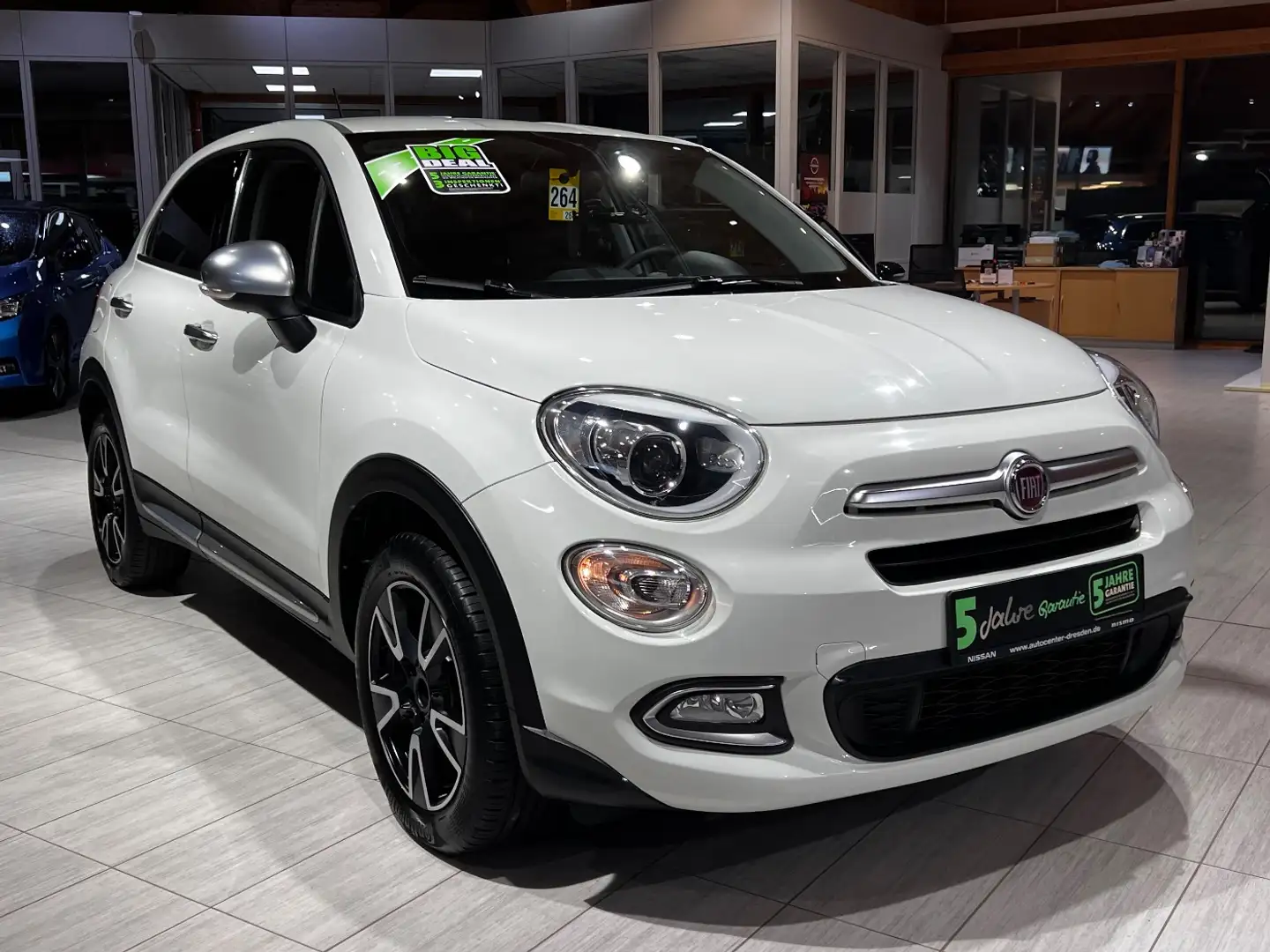 Fiat 500X 1.6 E-torQ Mirror SHZ+2xKlima+KlimaA+LM+PDC Wit - 2
