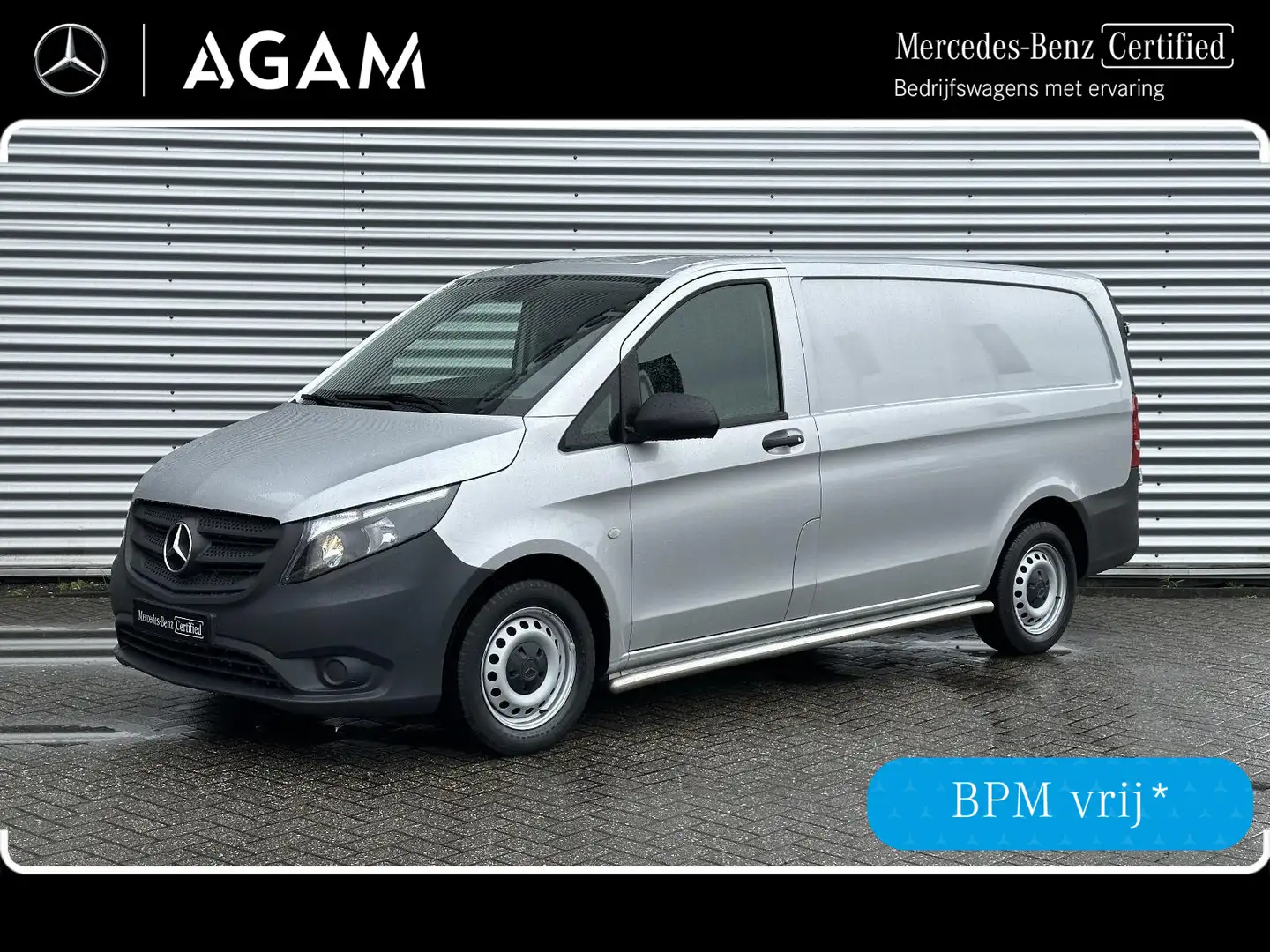Mercedes-Benz Vito 114 CDI L2 Automaat Airco NavigatieApple Carplay- Argent - 1