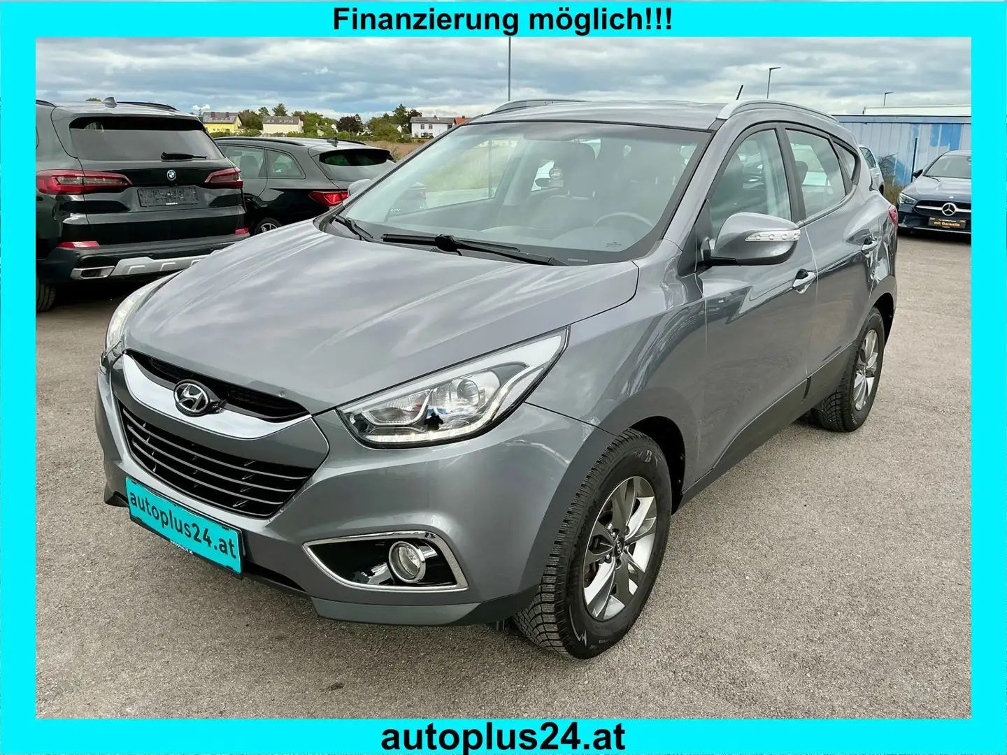 Hyundai iX35 2,0 CRDi GO Gris - 1