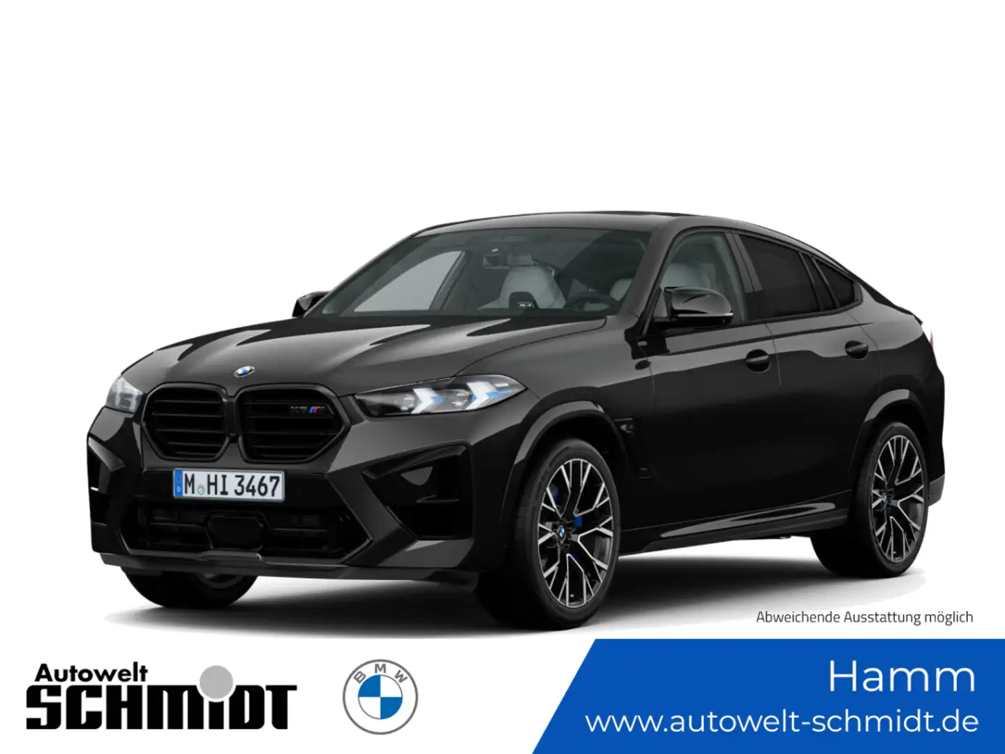 BMW X6 M Competition + Panorama-Glasdach +Soft-Close Schwarz - 1