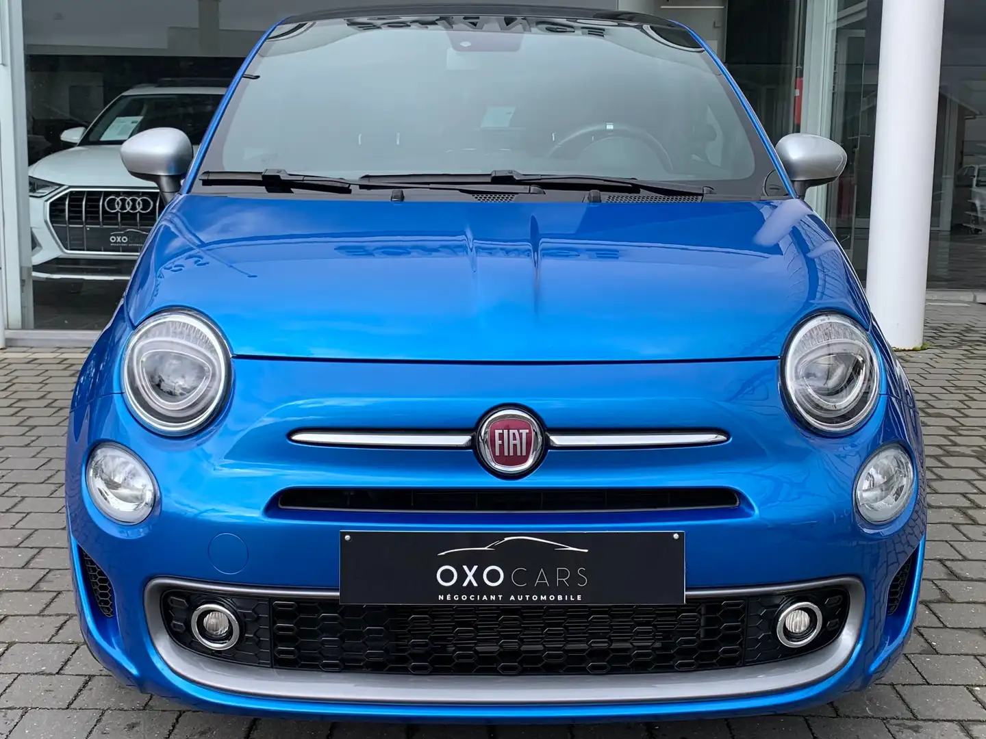 Fiat 500 S 1.0i Hybride / Pack Sport / Pano / Full Options Bleu - 2