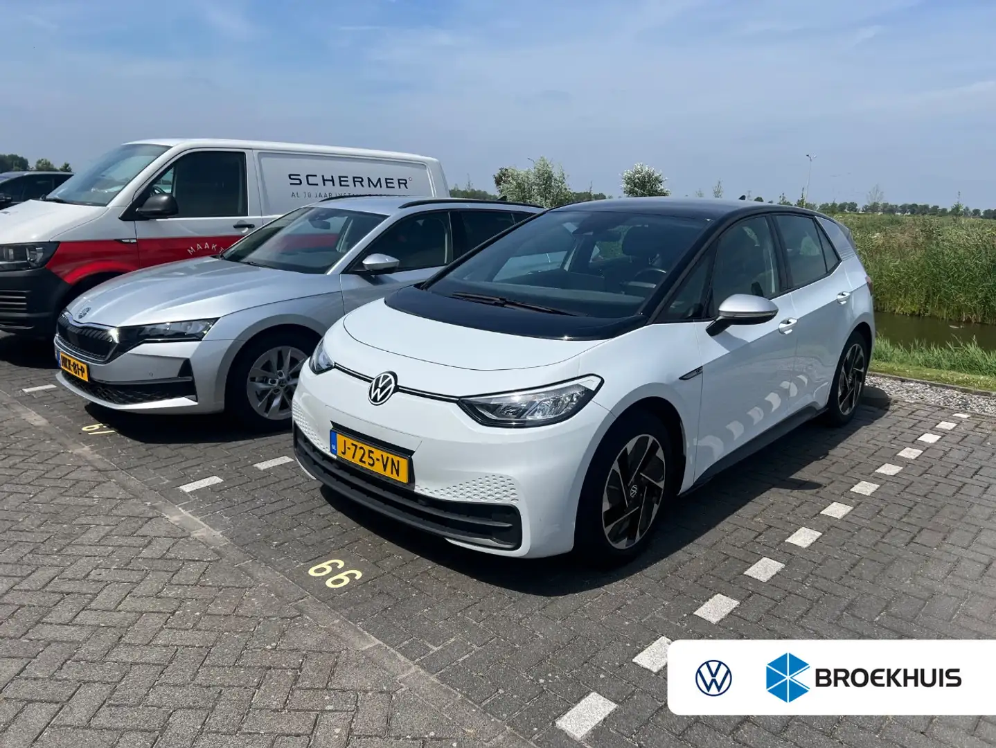 Volkswagen ID.3 First 58 kWh 204 pk | Parkeersensoren | Cruise con Wit - 1