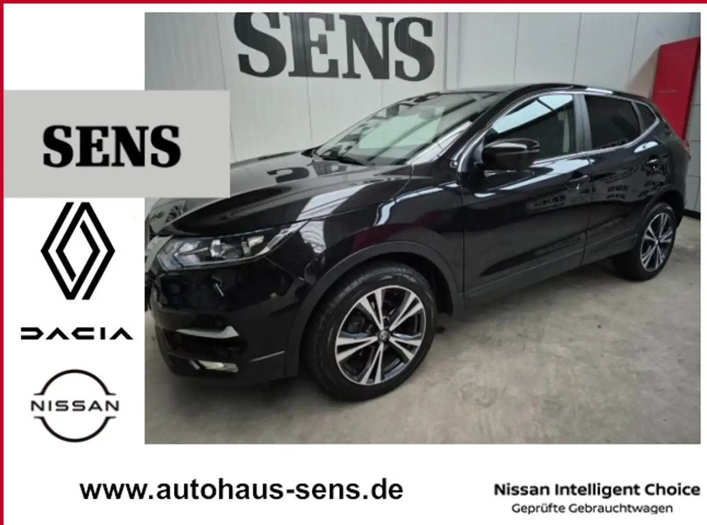 Nissan Qashqai 1.2 DIG-T N-Connecta 4x2 " Kamera, Navig Schwarz - 1