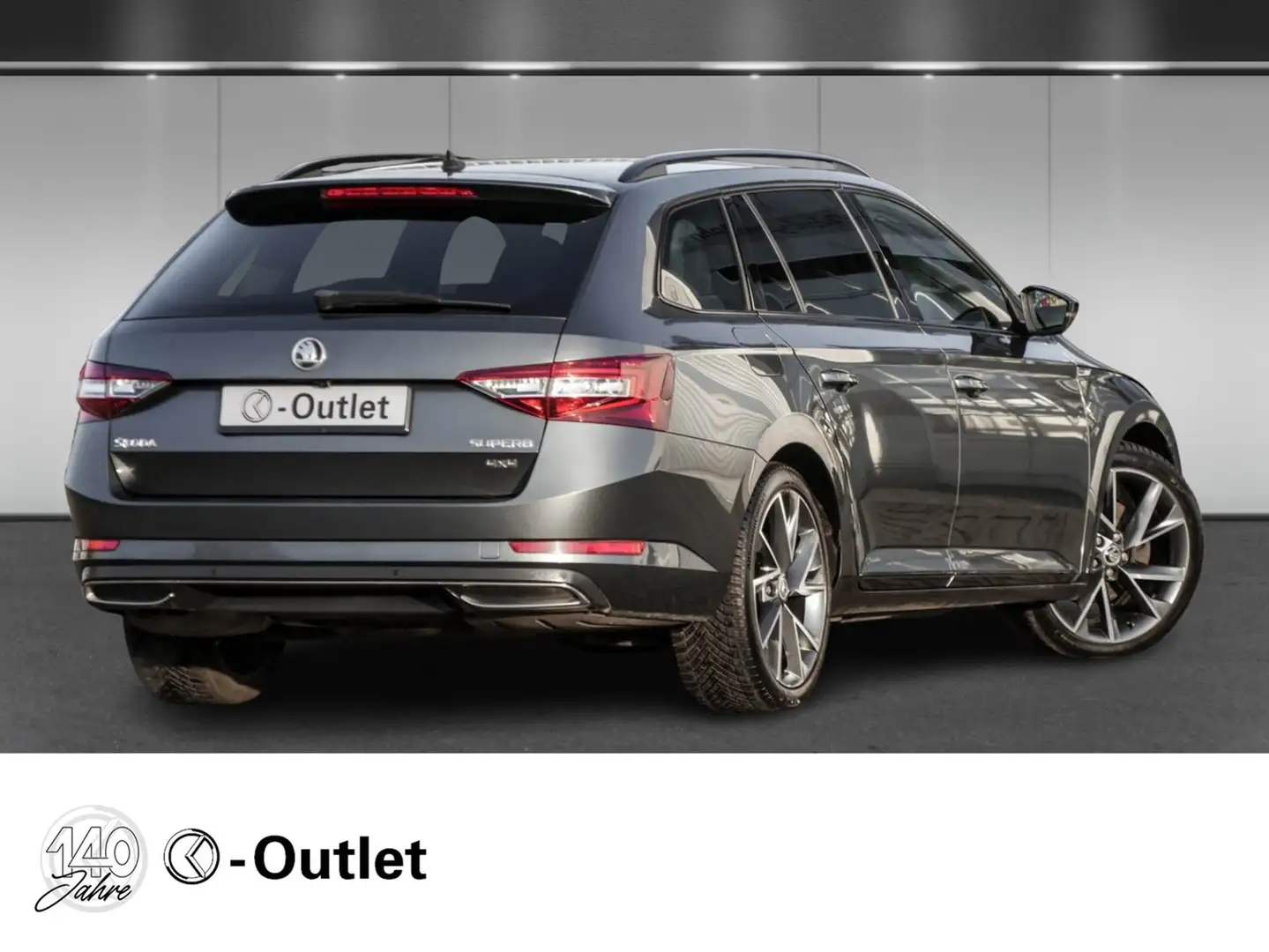 Skoda Superb Combi Sportline 4x4 2.0 TDI DSG Standhzg. Navi ... Grau - 2
