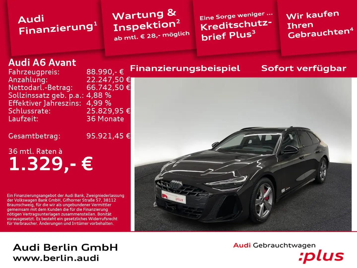 Audi A6 e-hybrid quattro S tronic Braun - 1