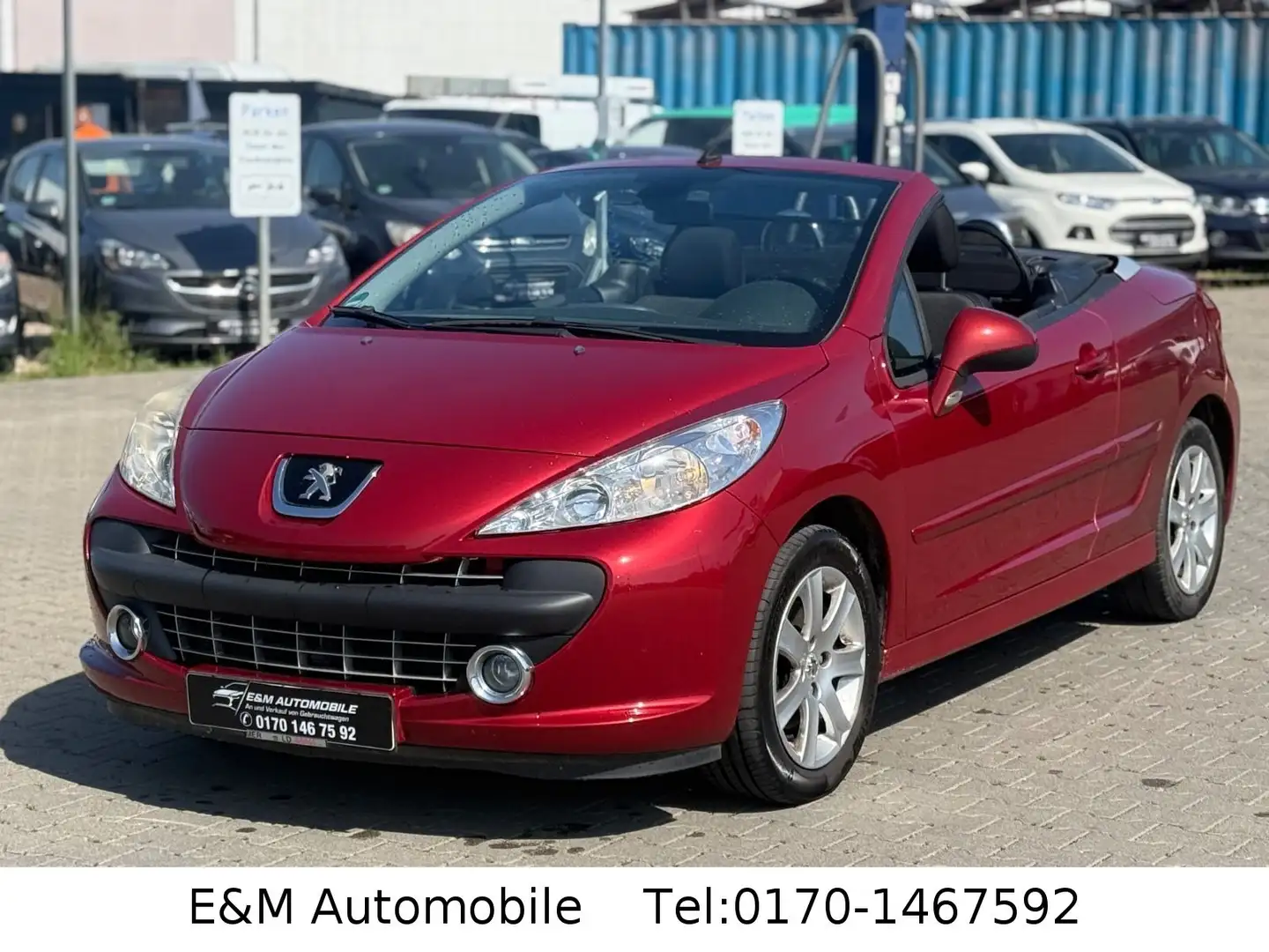 Peugeot 207 CC Sport+1.HAND+KLIMA+TÜV NEU+SITZHEIZUNG Rouge - 1
