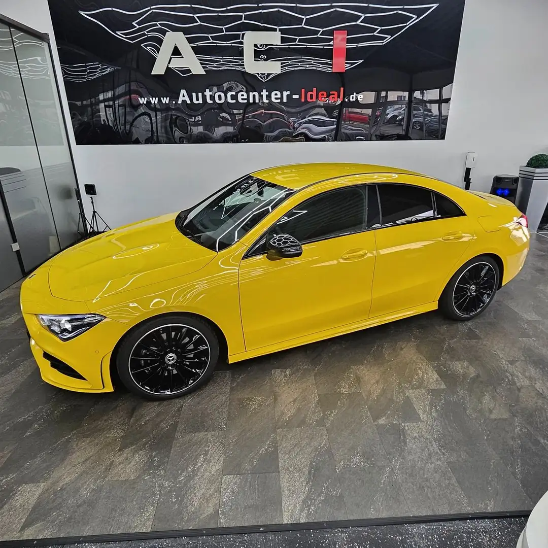Mercedes-Benz CLA 220 4Matic AMG, NightP.,LED,Kamera,Widesc Galben - 1