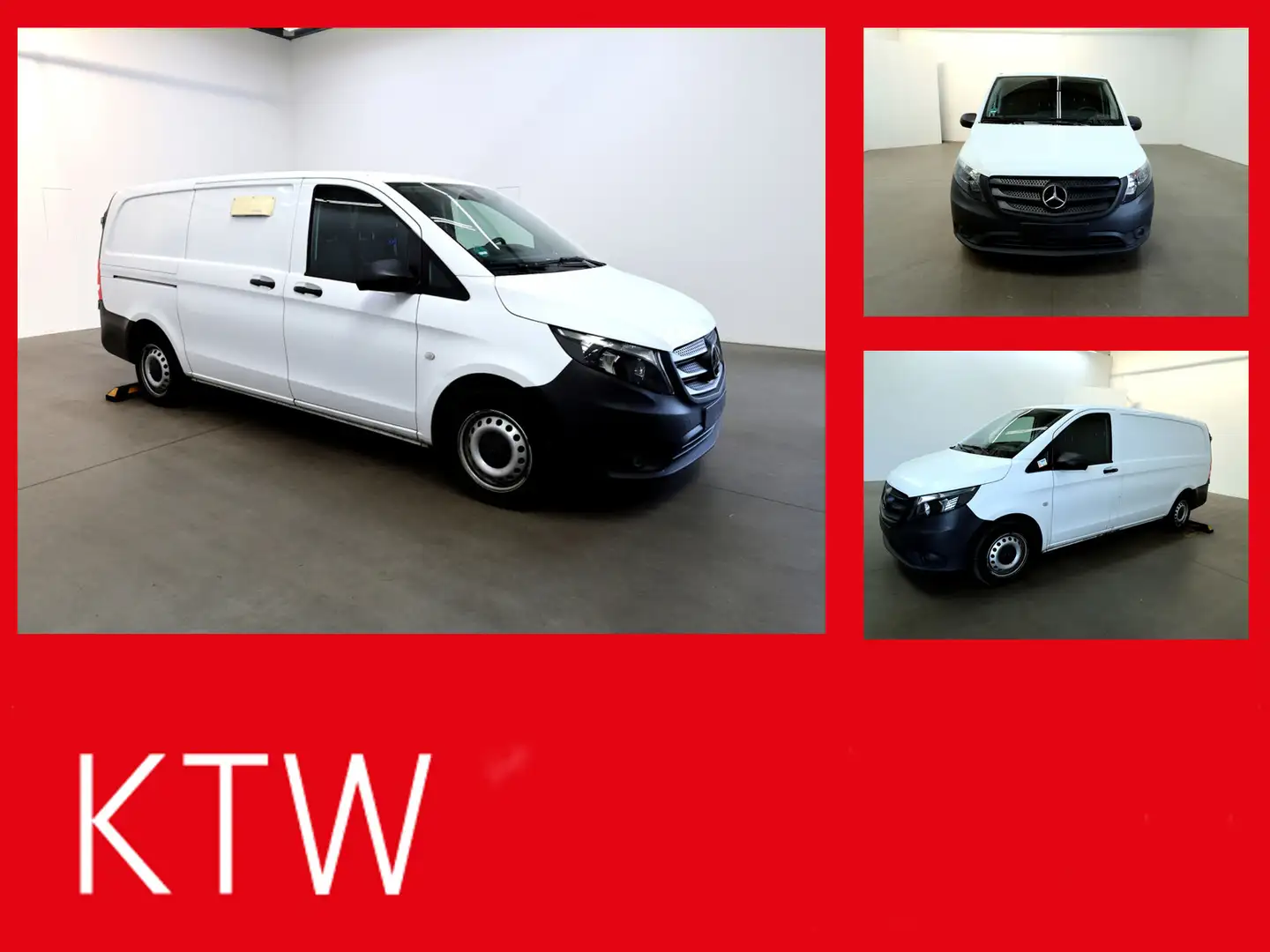 Mercedes-Benz Vito114CDI KA lang ,Klima,Sortimo Regalsystem Blanc - 1