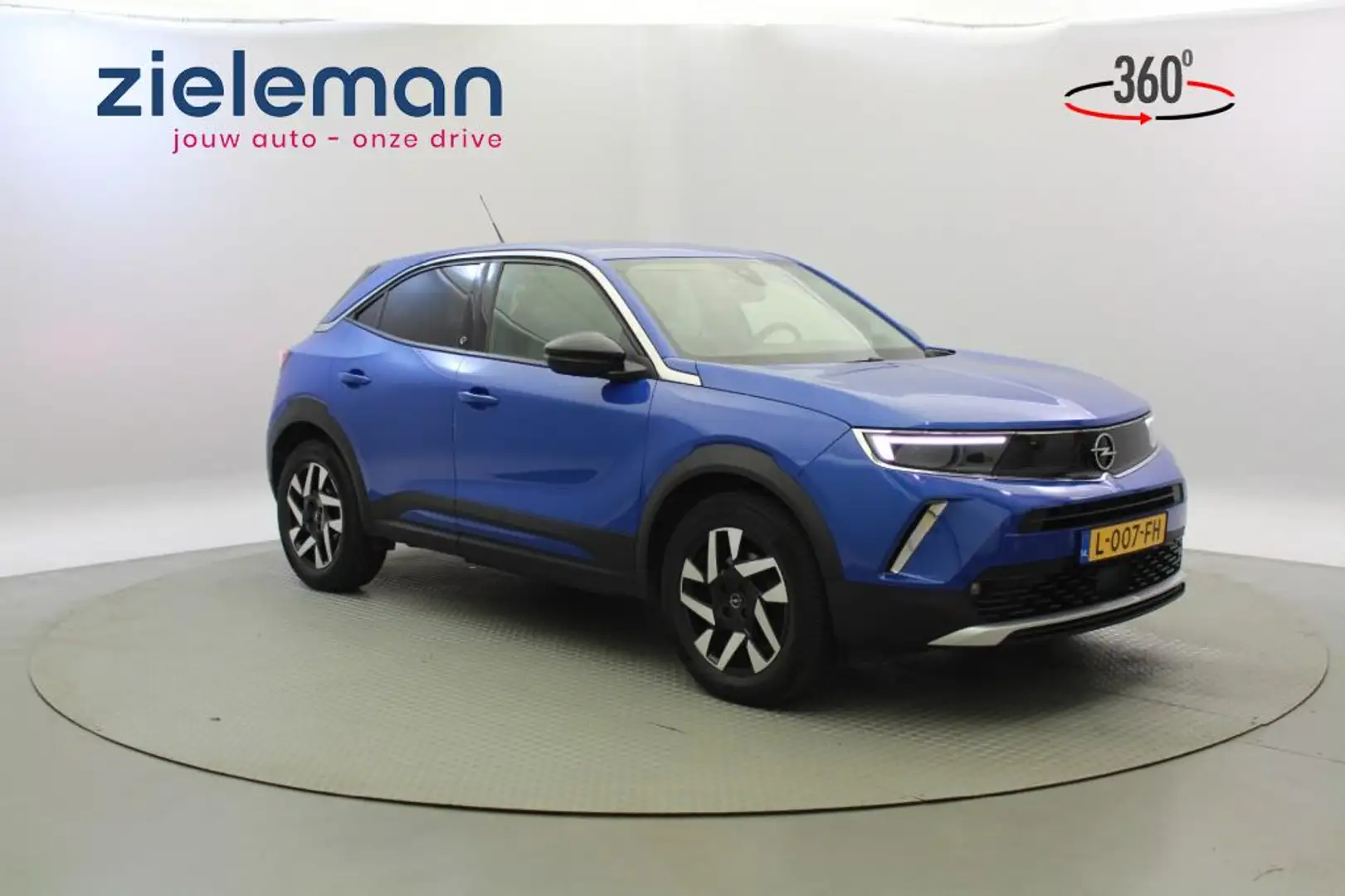 Opel Mokka-E Elegance 50 kWh 11kw - Carplay, Camera, Digitaal C Blauw - 1