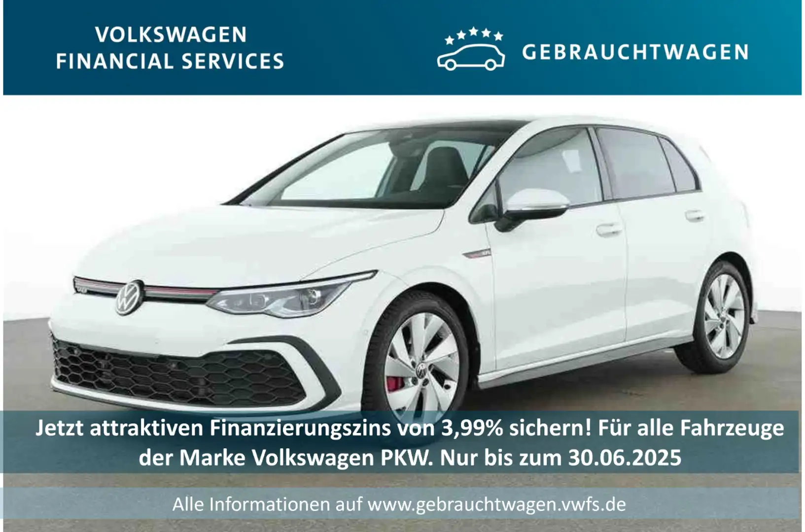 Volkswagen Golf GTI 2.0 TSI DSG Pano*PDC*Tempo*Klima*SH Weiß - 1