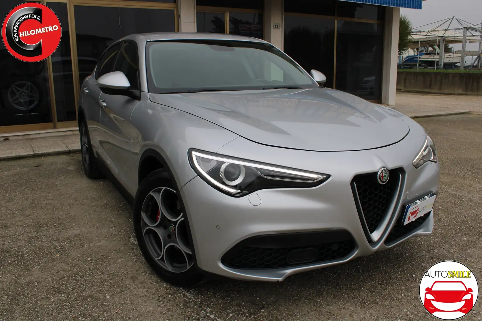Alfa Romeo Stelvio 2.2 t Rosso Edizione 160cv auto PALETTE /R-CAMERA Grigio - 2