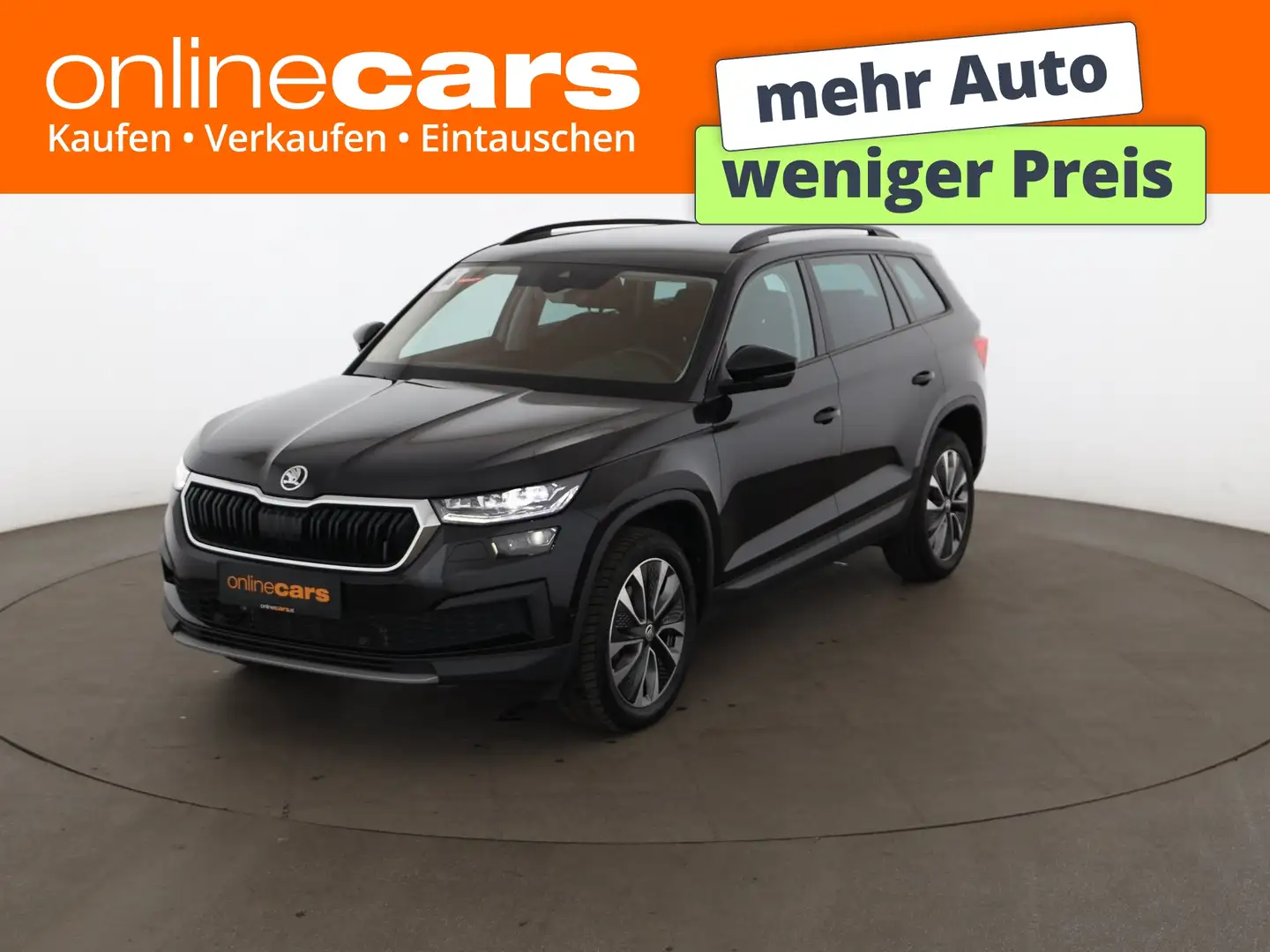 Skoda Kodiaq 2.0 TDI Tour Aut MATRIX AHK RADAR NAVI PDC Schwarz - 1