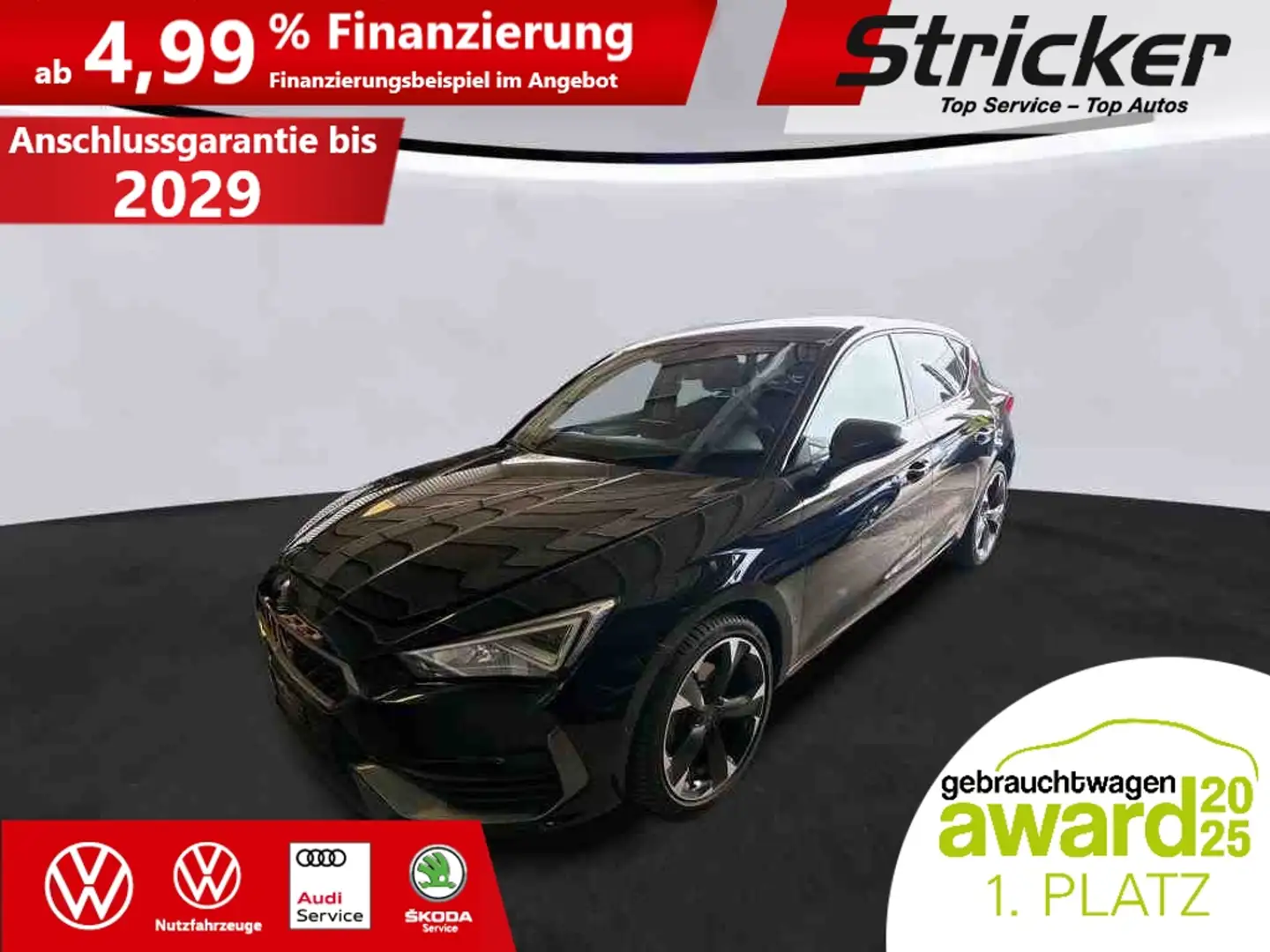 CUPRA Leon 1.5eTSI DSG 199,-ohne Anzahlung Navi ACC Kamera Schwarz - 2