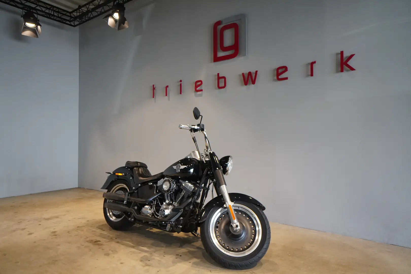 Harley-Davidson Fat Boy Fatboy- Orig. 2700 KM- Klappe- Negro - 1