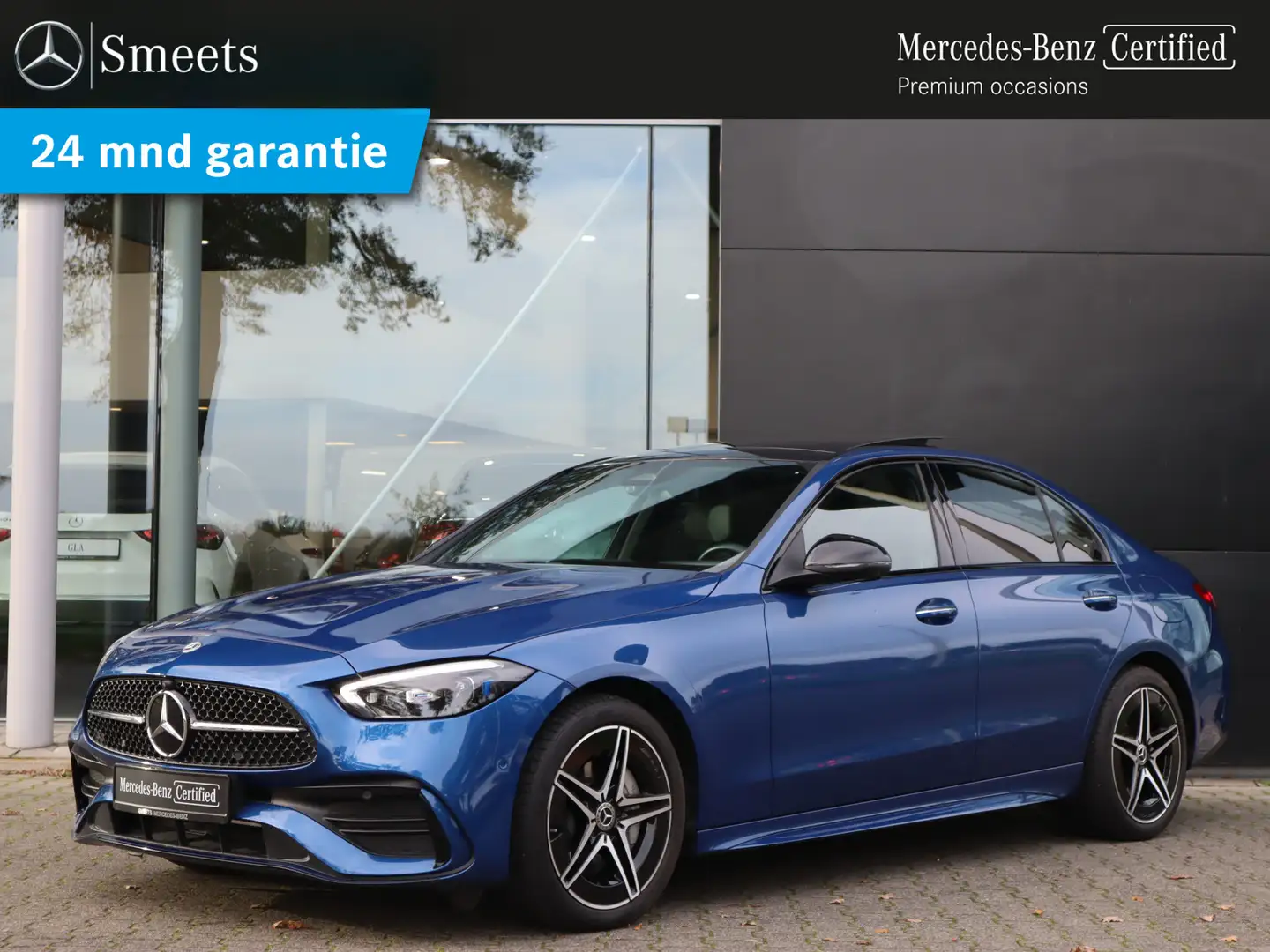 Mercedes-Benz C 300 300e AMG Line | Panoramadak | Memory Seats | 360 c Blauw - 1
