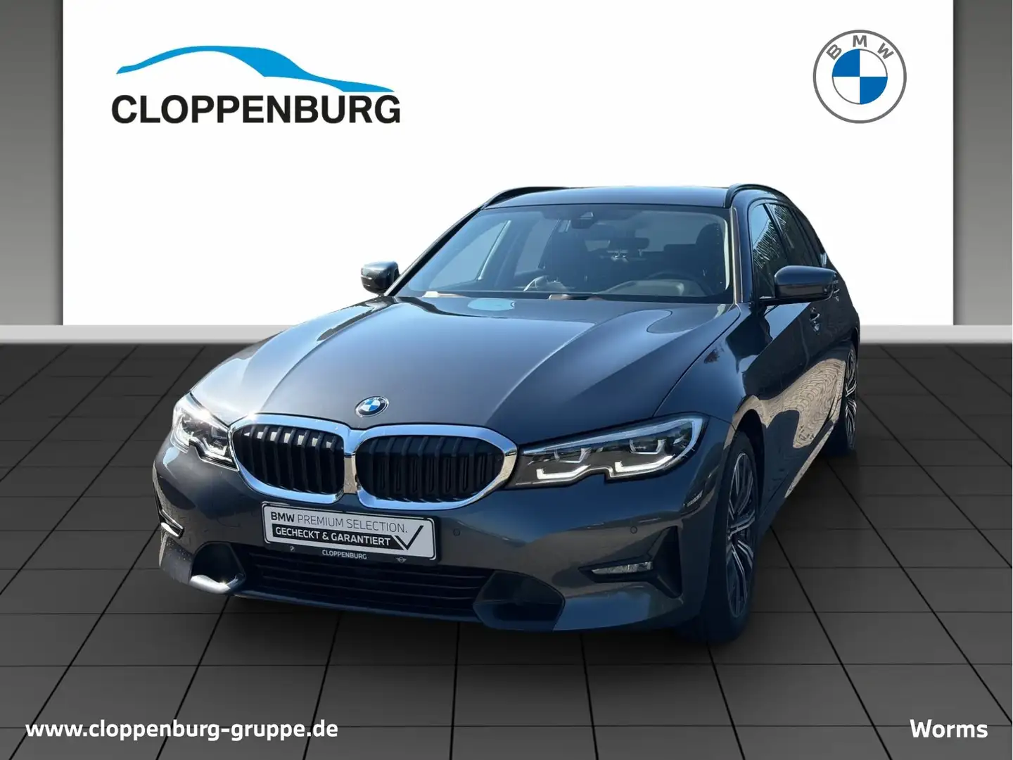 BMW 320 d Touring Sport Line Navi+KeyGO+HiFi+Apple Grey - 1
