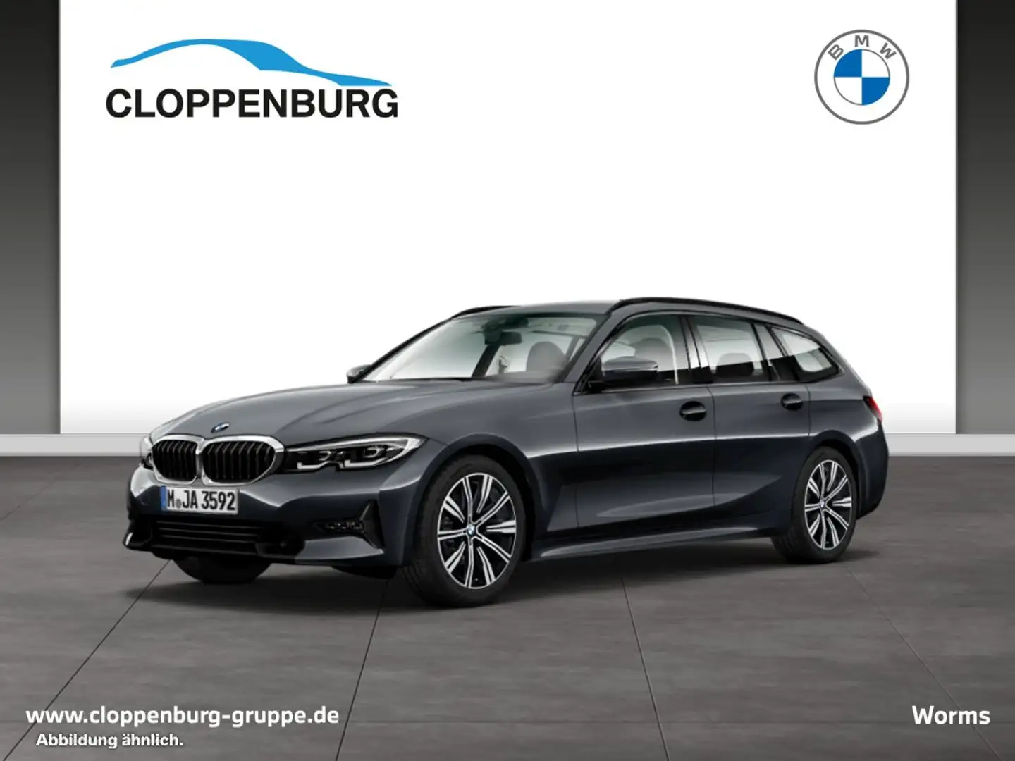 BMW 320 d Touring Sport Line Navi+KeyGO+HiFi+Apple Grau - 1