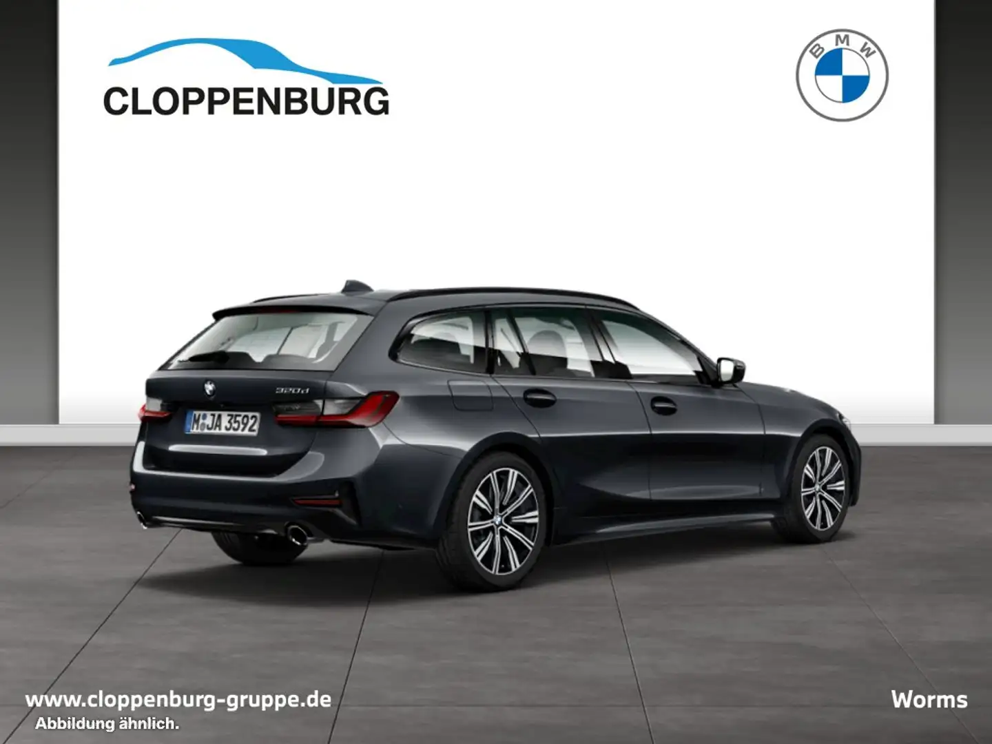BMW 320 d Touring Sport Line Navi+KeyGO+HiFi+Apple Grau - 2