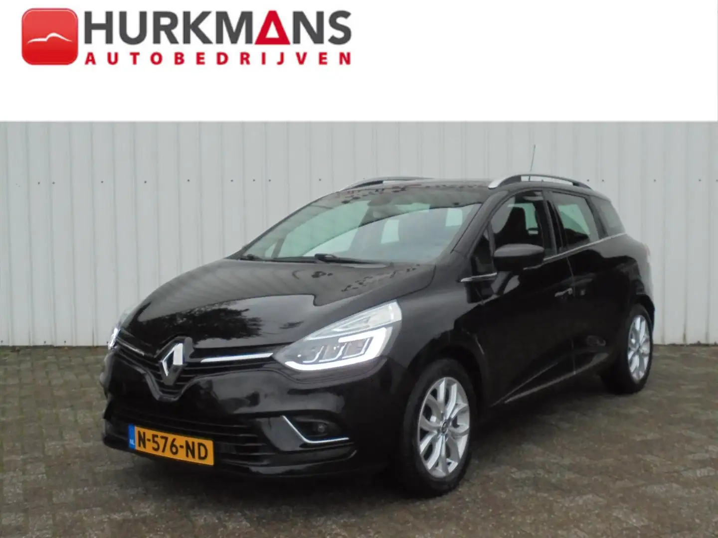 Renault Clio Estate TCE 90PK NAVI HALF LEER CAMERA 61.286 KM Zwart - 1