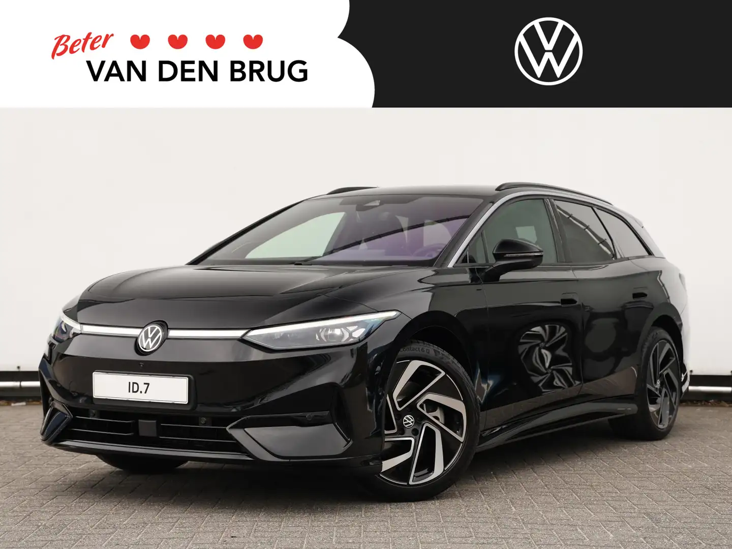 Volkswagen ID.7 Tourer Pro Business 77 kWh accu. 210 kW / 286 pk | Zwart - 1