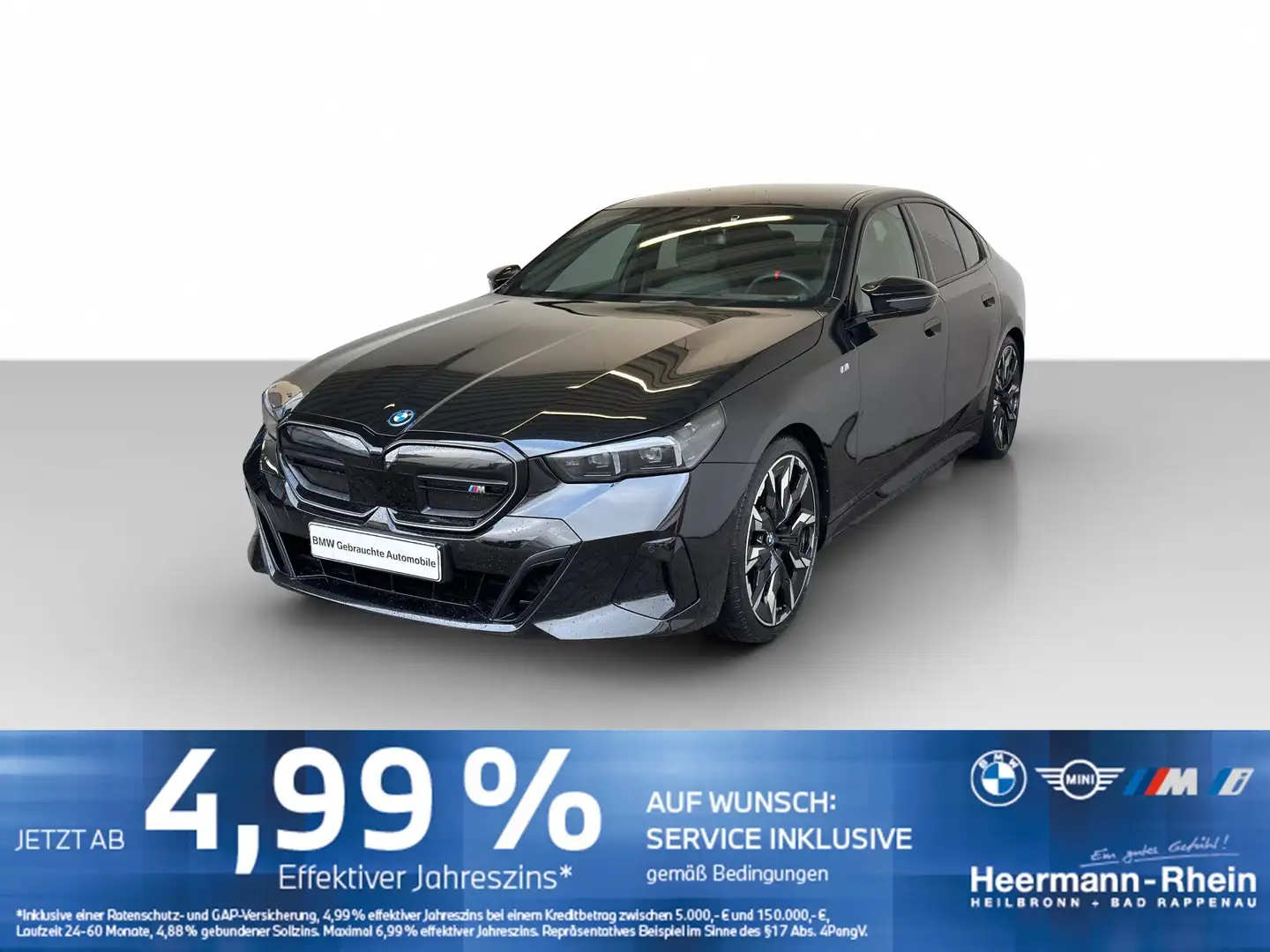 BMW i5 M60 xDrive Lim. M Sport Pro LiveCock.Komfsz. Schwarz - 2