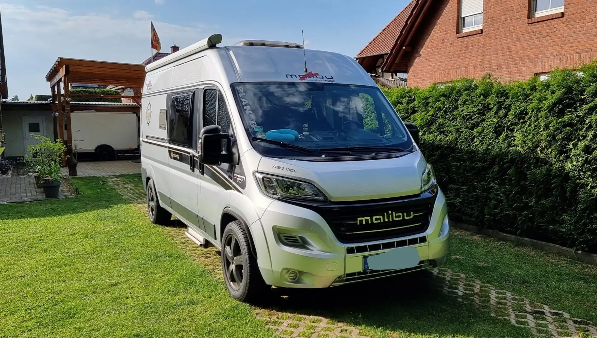 Caravans-Wohnm Carthago Malibu Van Plateado - 1