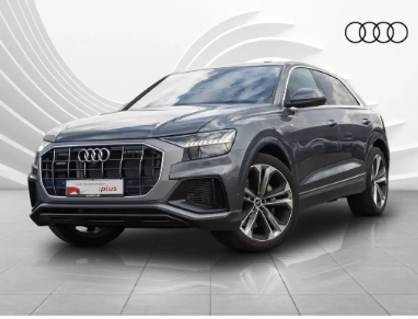 Audi Q8 55 TFSIe S line quattro Gris - 1