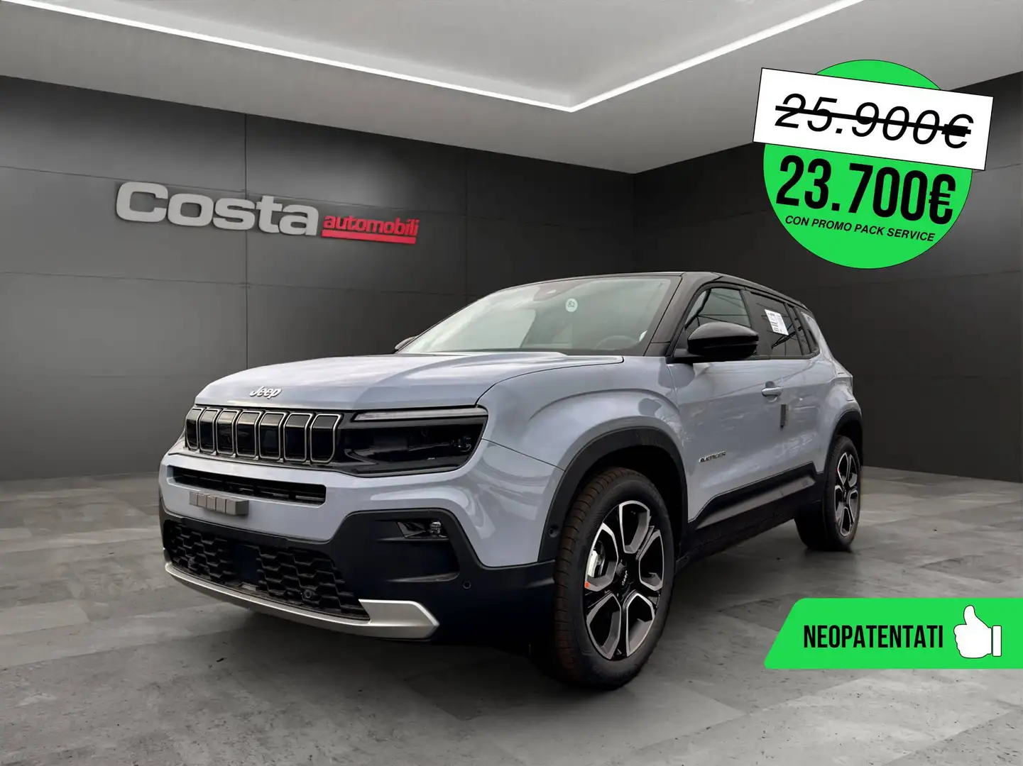 Jeep Avenger 1.2 Turbo 100 CV Summit Grigio - 1