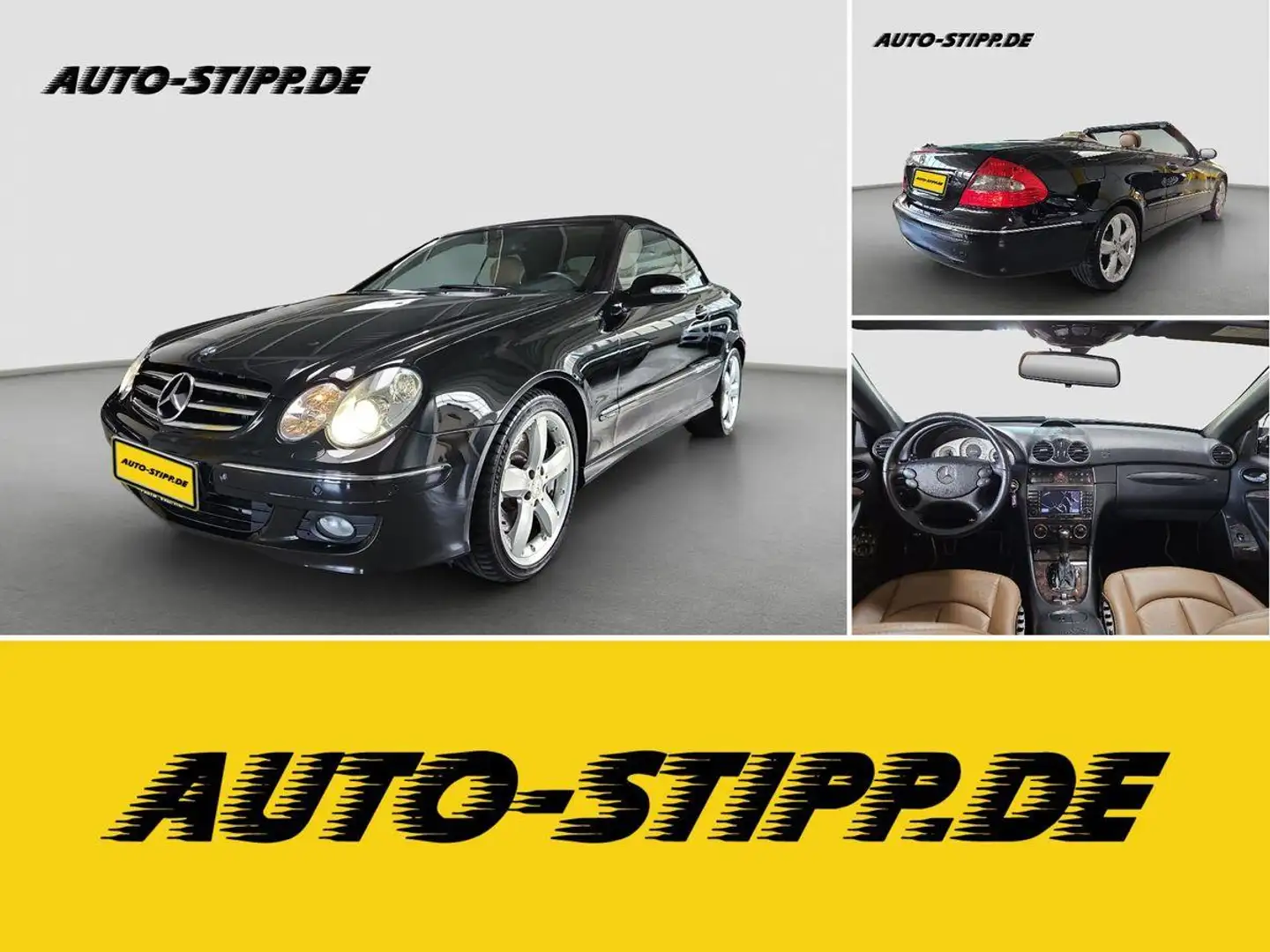 Mercedes-Benz CLK 280 Cabrio NAV TEMP LEDER XENON SITZH SOUNDS Schwarz - 1