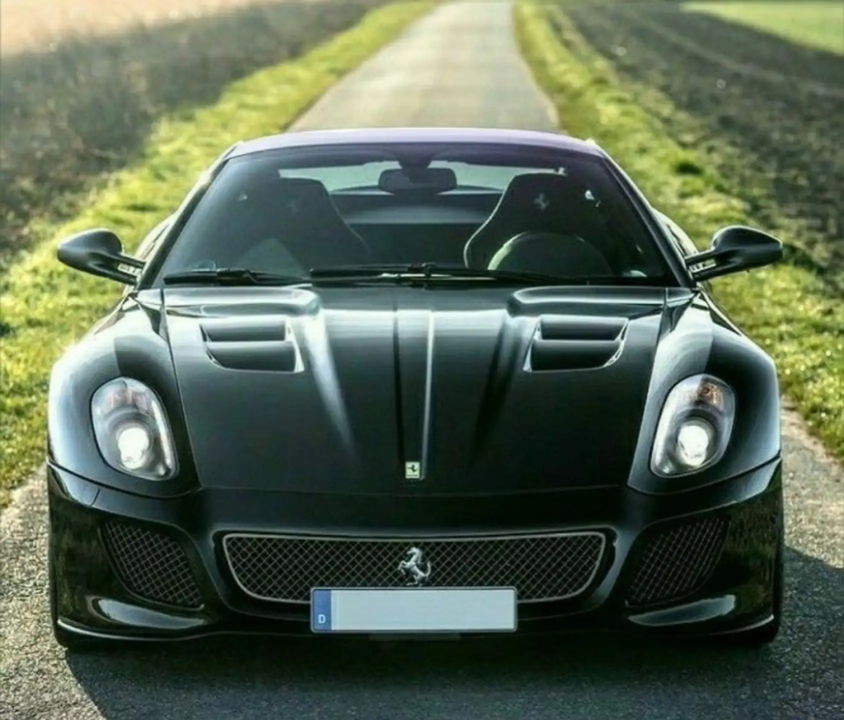 페라리 599 GTB Fiorano 2007 검정