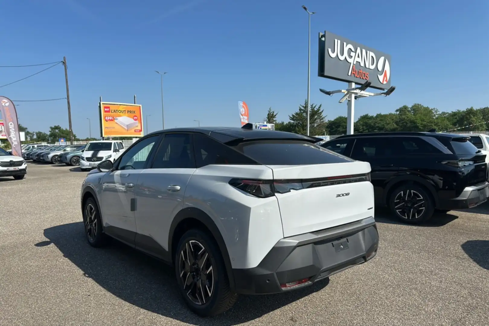 Peugeot 3008 HYBRID 145 E-DCS6 GT GRIP 360 Blanc - 2