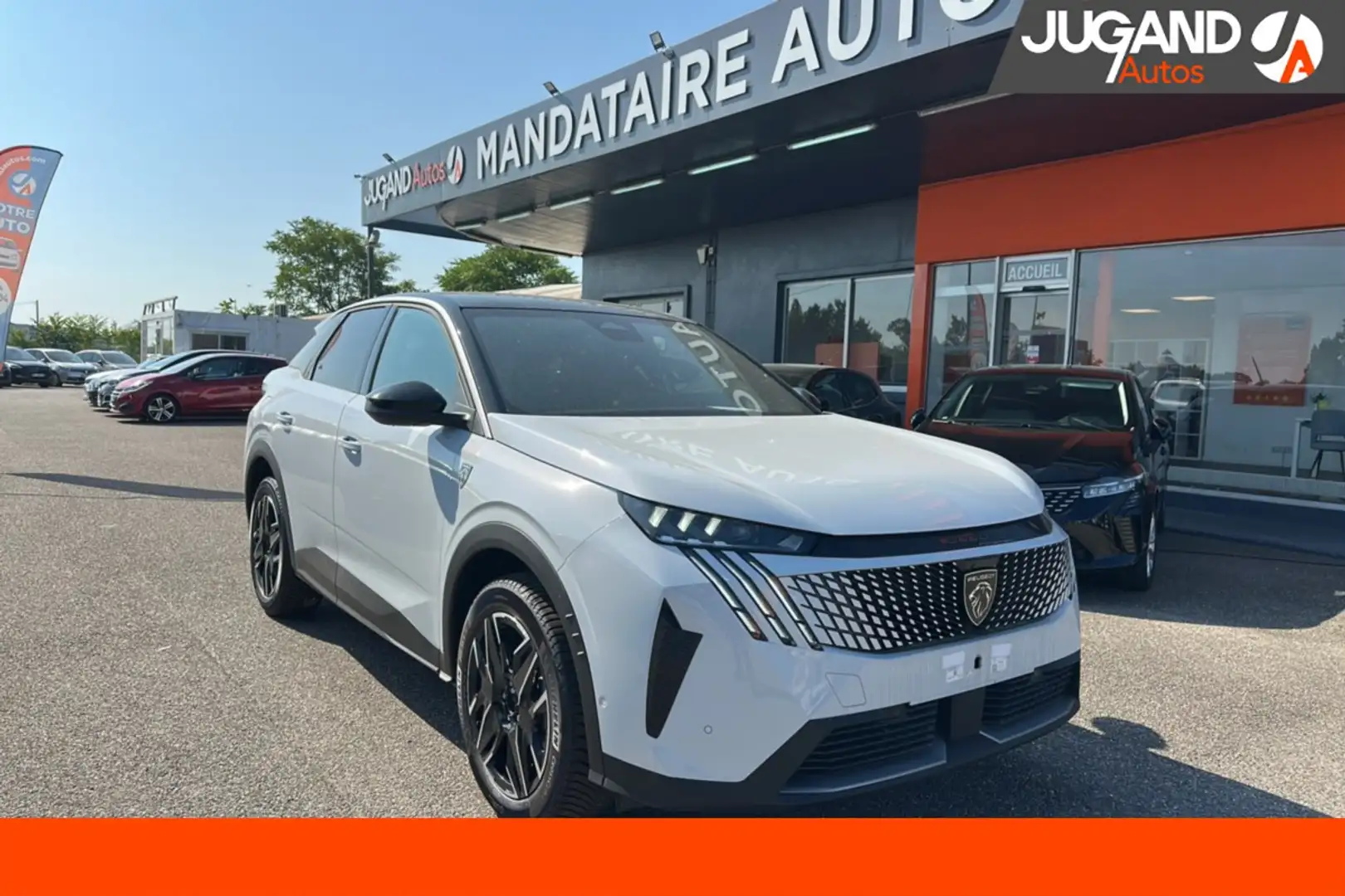 Peugeot 3008 HYBRID 145 E-DCS6 GT GRIP 360 Blanc - 1