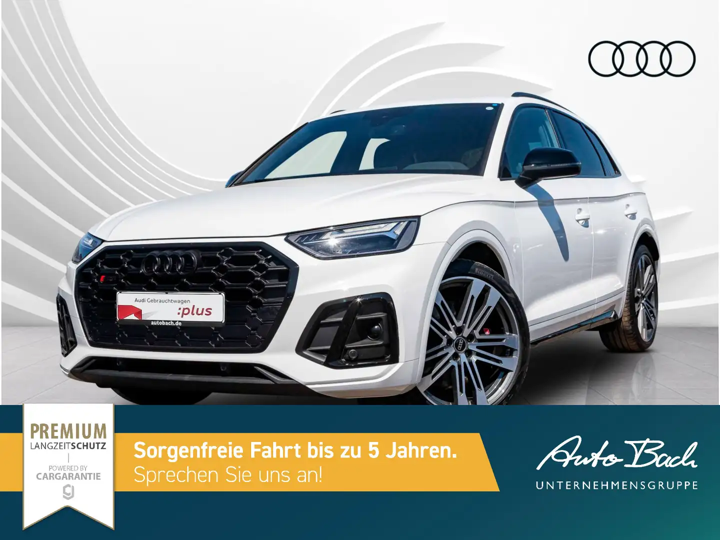Audi SQ5 3.0TDI qu AHK ACC Navi LED virtual EPH DAB Weiß - 2