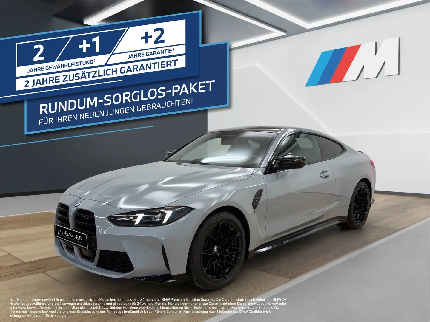 BMW M4 Coupé Competition xDrive [HUD, ACC] Grau - 1