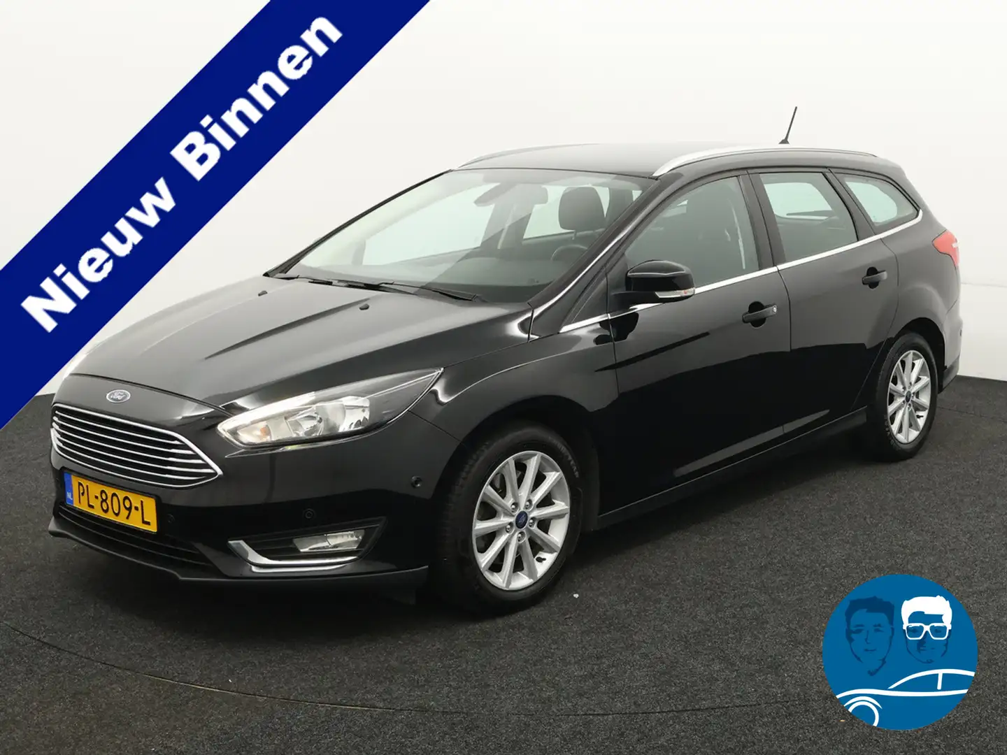 Ford Focus Wagon 1.5 Titanium 150 pk trekhaak  1500 kg  navi Nero - 1