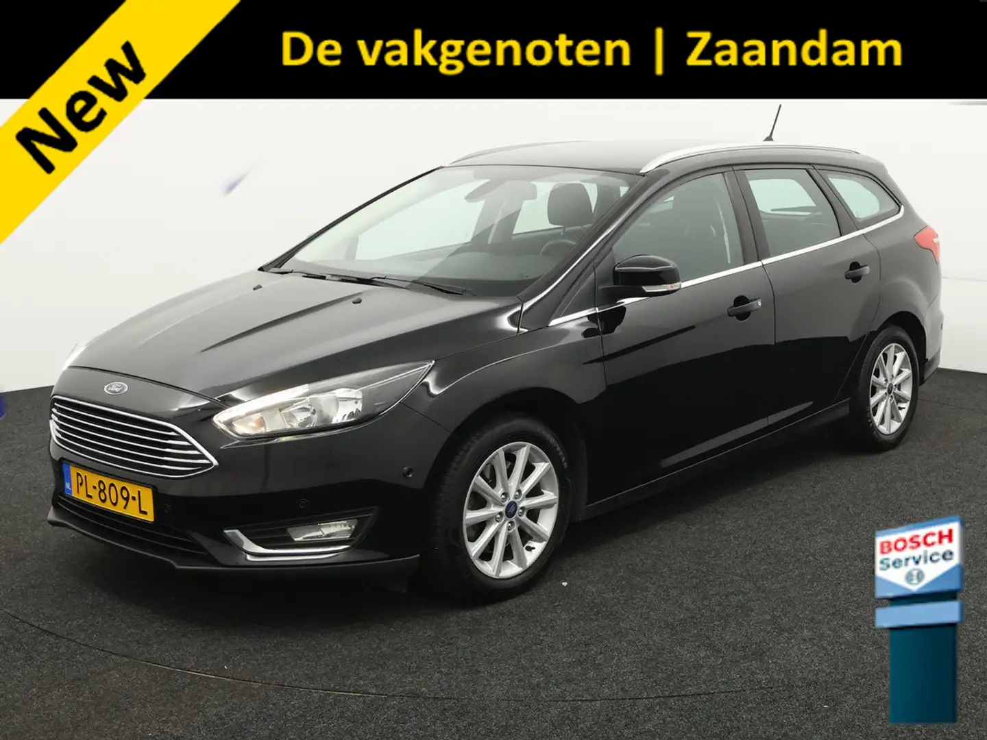 Ford Focus Wagon 1.5 Titanium 150 pk trekhaak  1500 kg  navi Schwarz - 1