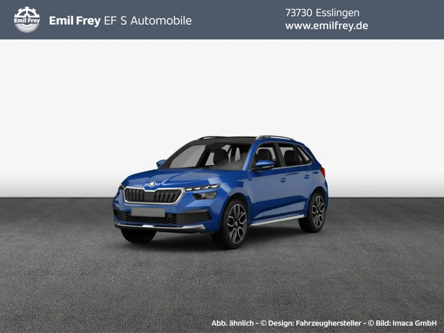 Skoda Kamiq 1.0 TSI DSG Style Kessy Navi Kamer Blau - 1