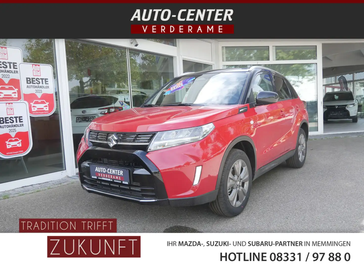 Suzuki Vitara 1.4 Hybrid Allgrip Comfort SHZ ACC LED Rouge - 1