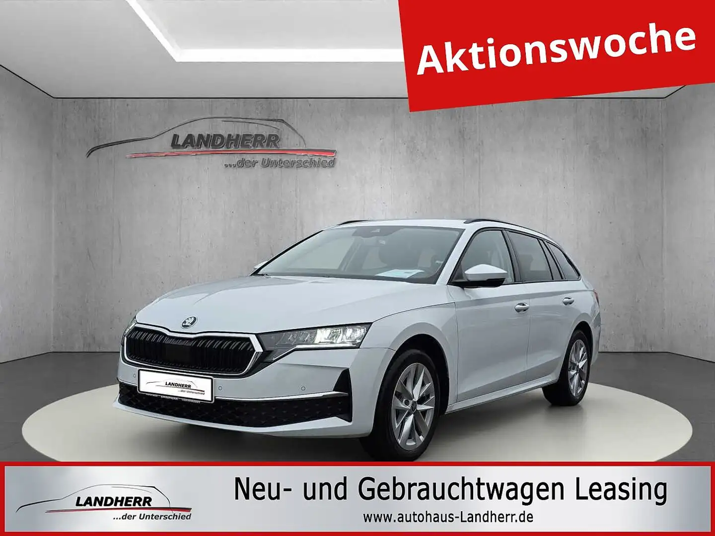 Skoda Octavia Combi Selection TDI DSG (Facelift) Blanc - 1