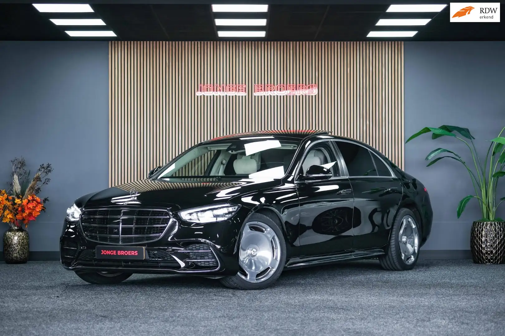 Mercedes-Benz S 580 e Lang AMG Line |Burmester 3D|4-Wiel besturing Zwart - 1