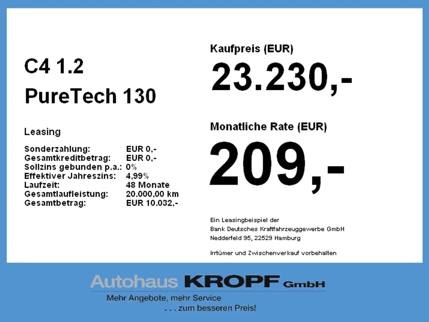 Citroen C4 1.2 PureTech 130 YOU KlimaA SpurH PDC LED Schwarz - 2