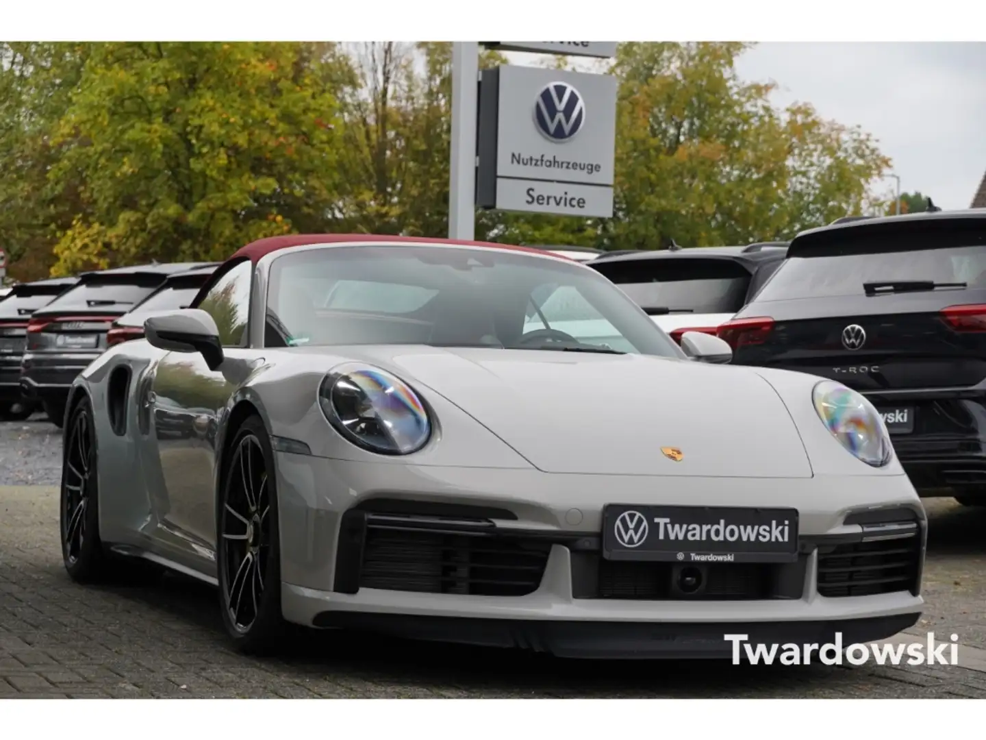 Porsche 911 992 Turbo S Burmester Matrix ACC 360° Gris - 1