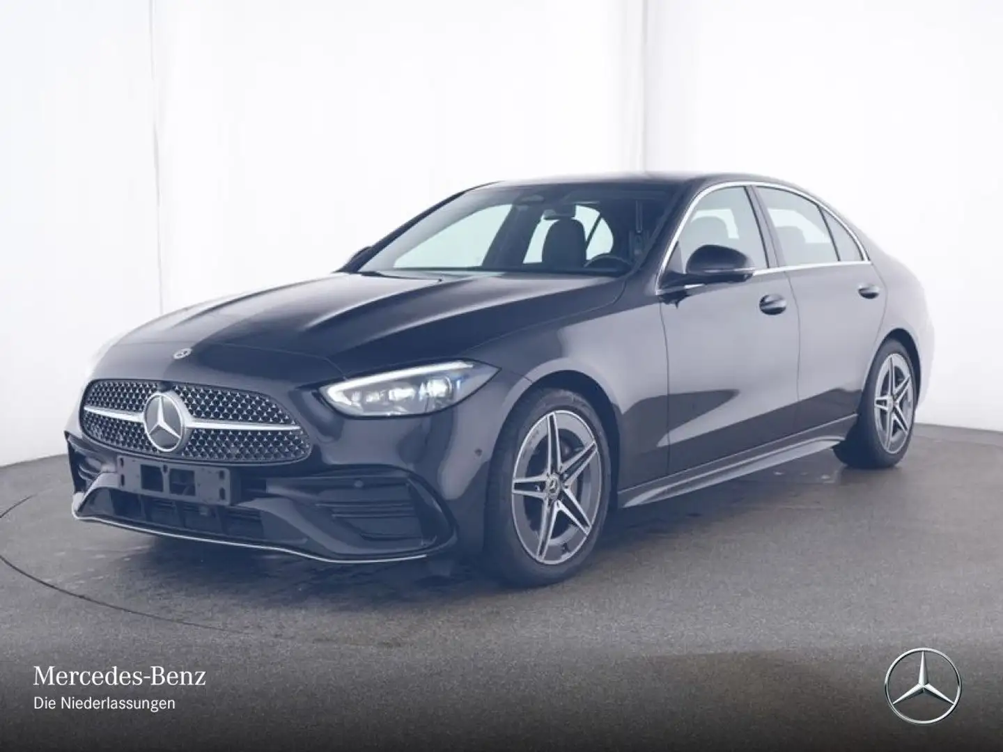 Mercedes-Benz C 220 d AMG+360+TOTW+KEYLESS+9G Schwarz - 2