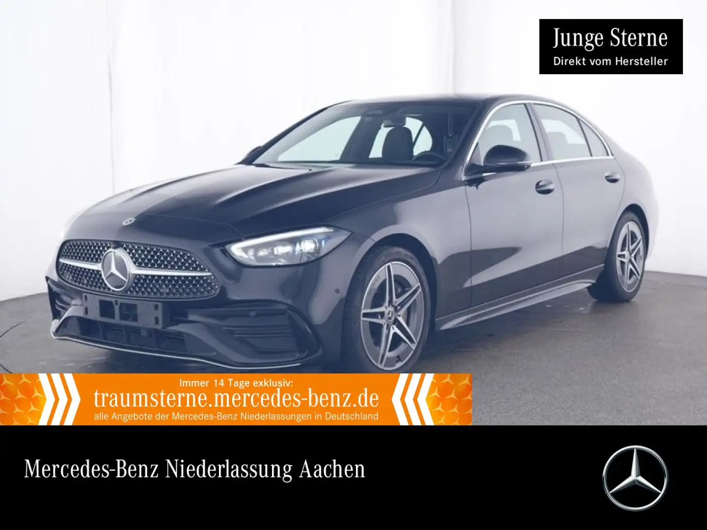Mercedes-Benz C 220 d AMG+360+TOTW+KEYLESS+9G Schwarz - 1