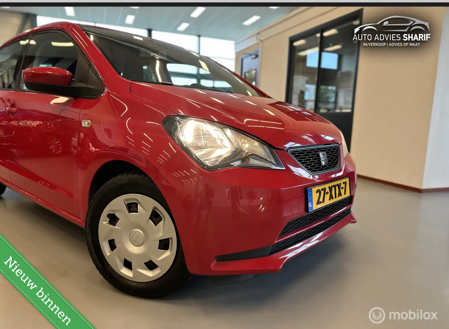 SEAT Mii 1.0 Style Sport Airco | Start/Stop | Nw APK |NAP! Rouge - 2