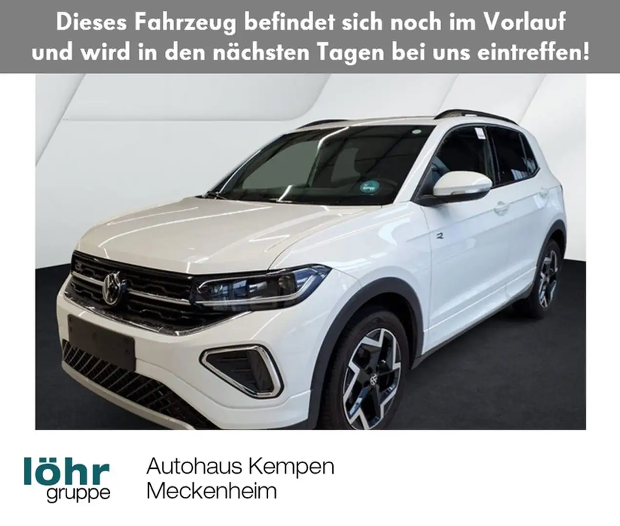 Volkswagen T-Cross 1,5 TSI DSG R-Line 17" AHK KAMERA ACC NAVI Weiß - 1