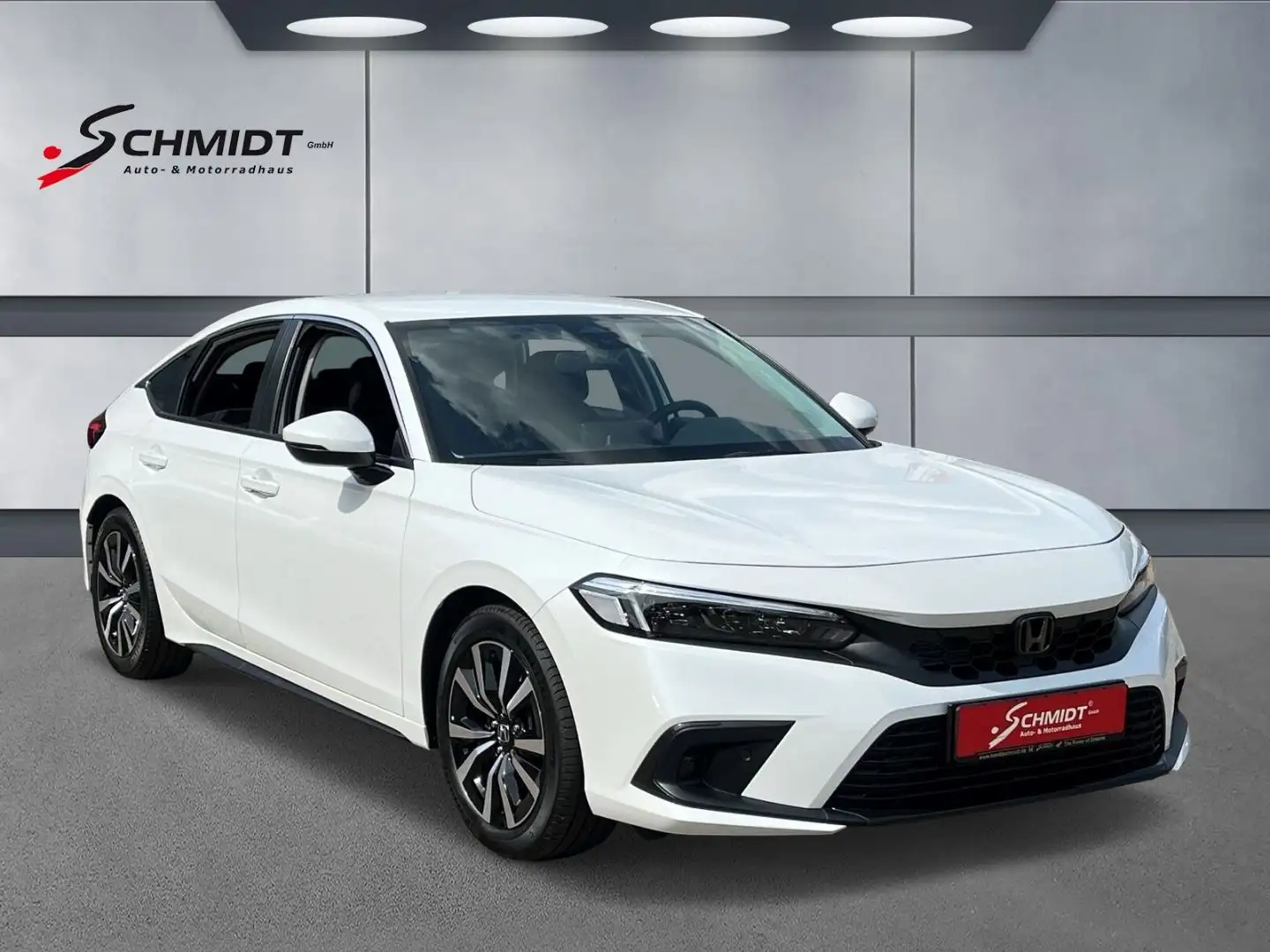 Honda Civic Elegance Carbon Black Paket 2.0 HEV Aktion Weiß - 2